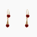 PENDIENTES CANARIO CORAL