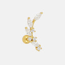PIERCING OREJA RAMAS DE CRISTAL