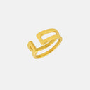 ANILLO VERTEX BAÑO ORO